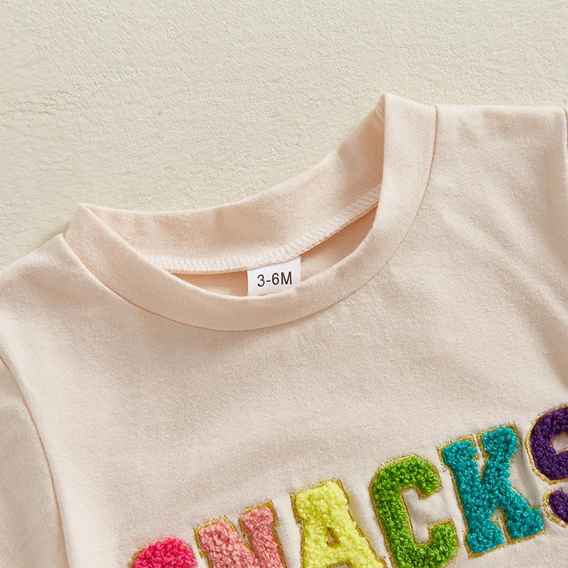 Children s Short Sleeve Tee with Fun Graphic Print and Comfortable Round Neck for Stylish Toddlers - Summer Fashion for Boys