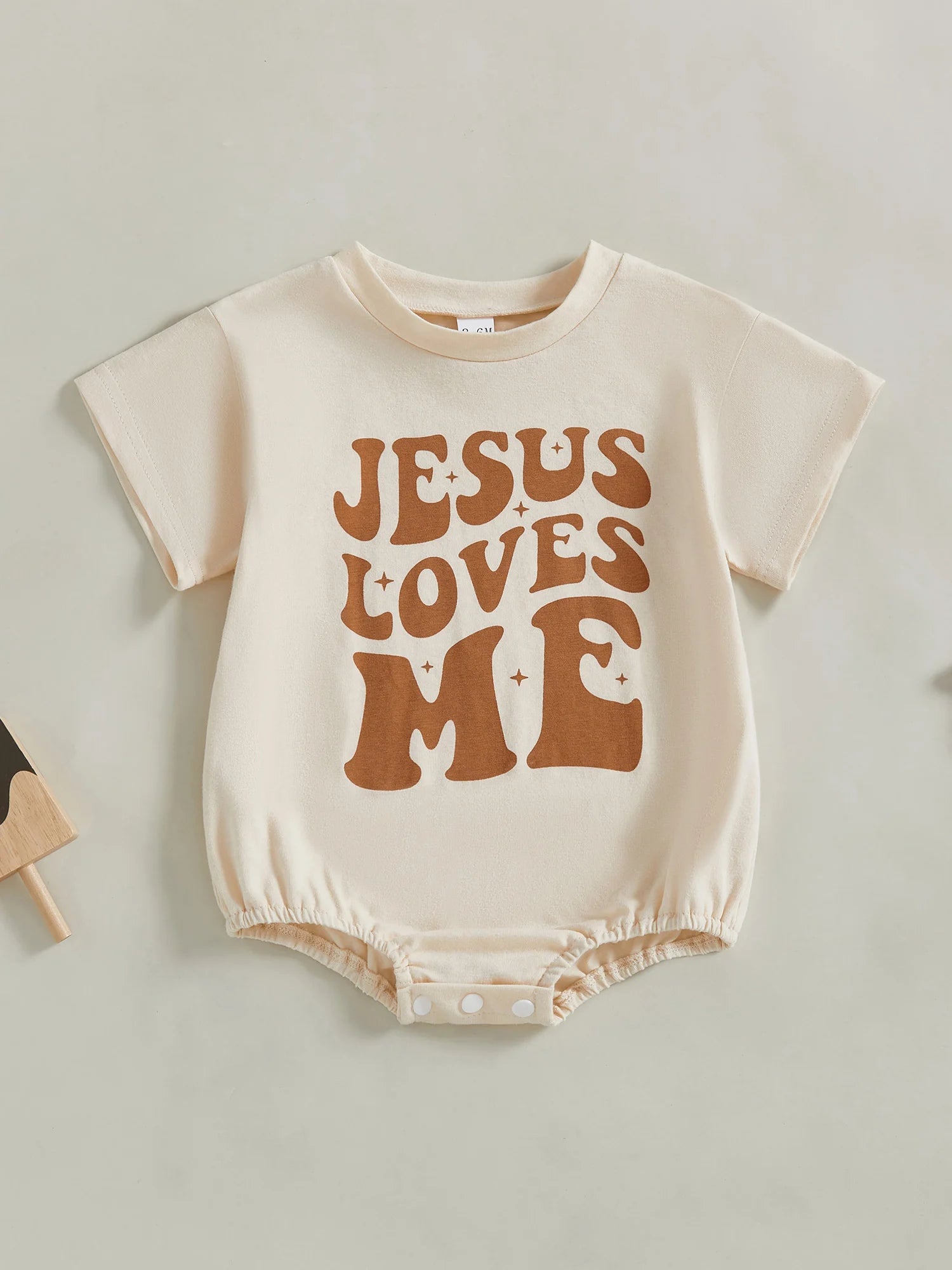 Adorable Toddler Playsuit with Cute Animal Print Round Neck Short Sleeve Baby  for Warm Weather Fun