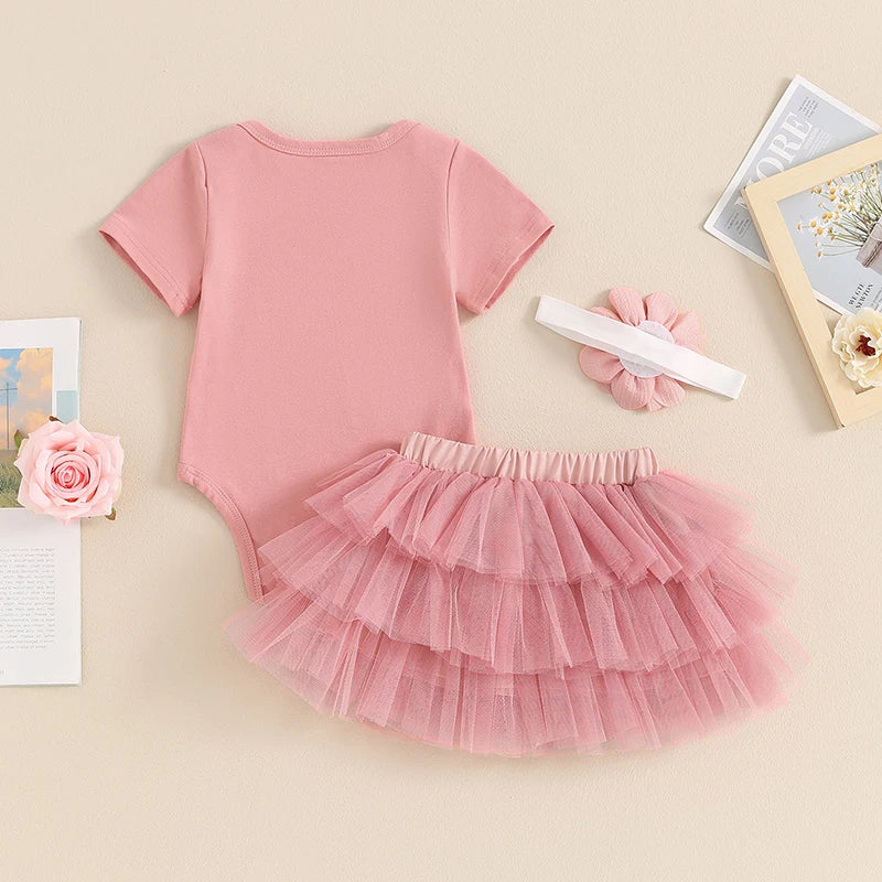 Toddler Girls 3-piece Set Floral Print Top with Ruffle Shorts and Matching Headband Summer Outfit for Baby Girls