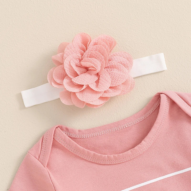 Toddler Girls 3-piece Set Floral Print Top with Ruffle Shorts and Matching Headband Summer Outfit for Baby Girls