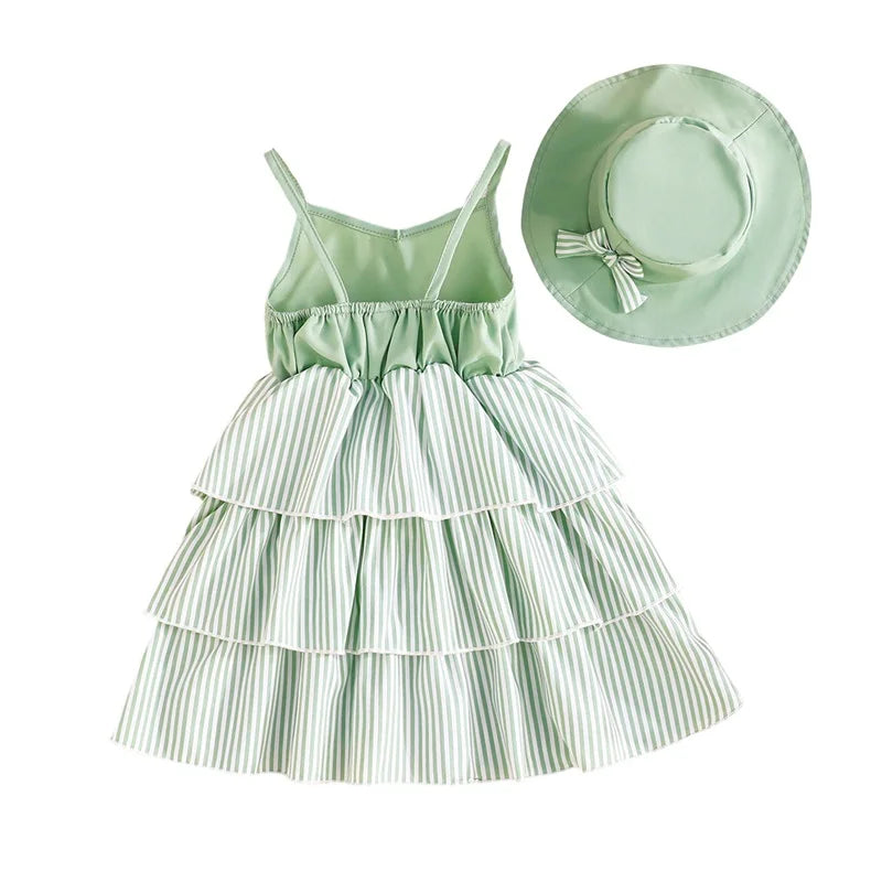 Adorable Infant Girl Floral Print Sleeveless Romper and Headband Set for Summer Vacation Beach Outing 2 Pcs Set